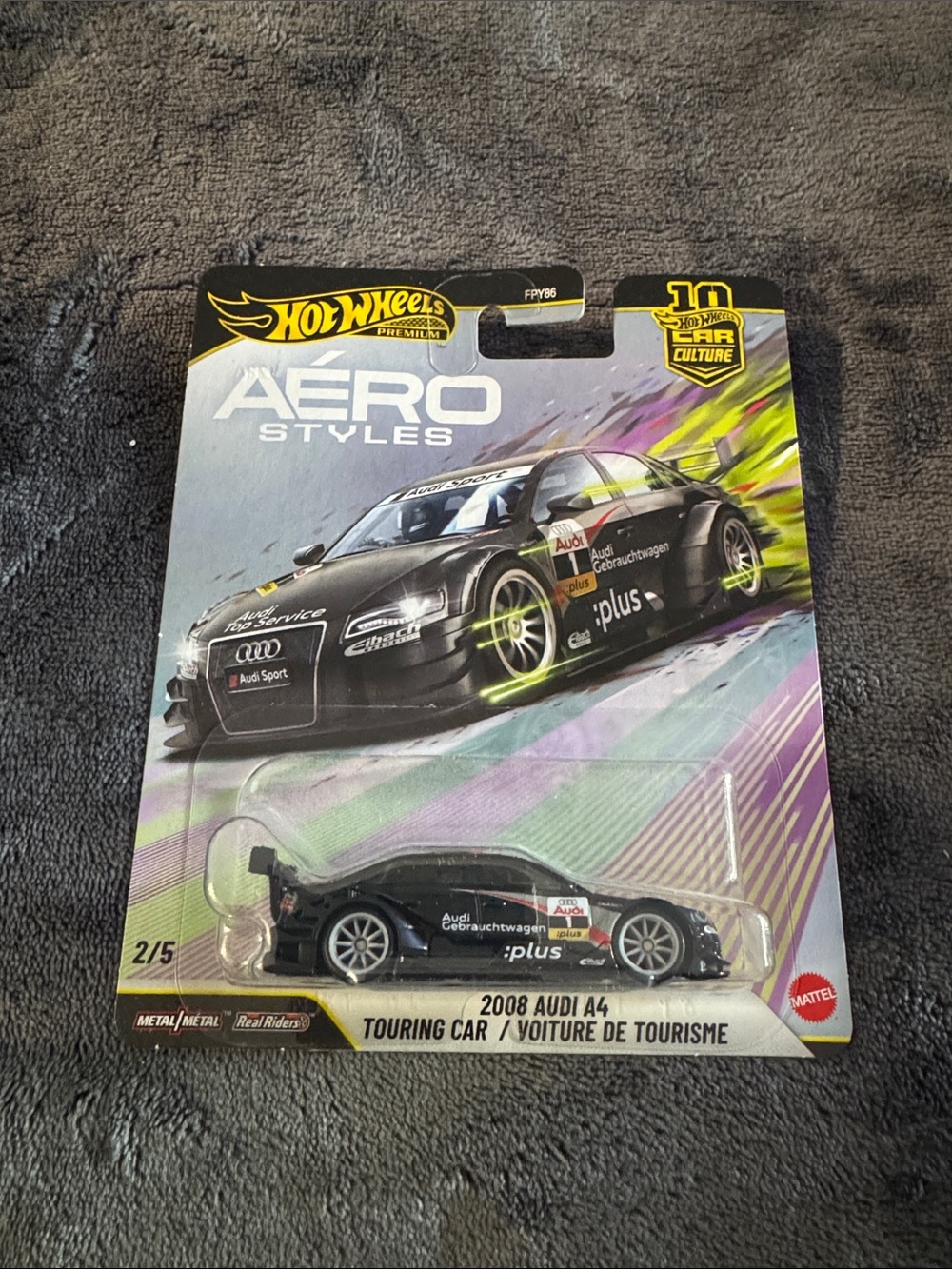 Aero Styles 2008 Audi A4 Touring Car - Black